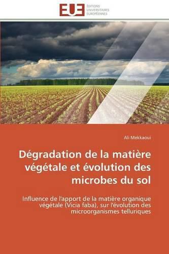 Cover image for D gradation de la Mati re V g tale Et  volution Des Microbes Du Sol