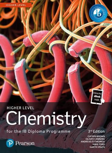 Cover image for Pearson Chemistry for the IB Diploma Higher Level