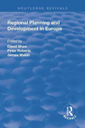 Cover image for Regional Planning and Development in Europe