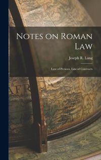 Cover image for Notes on Roman Law