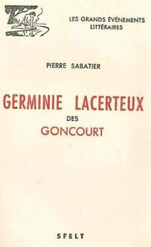 Germinie Lacerteux Des Goncourt