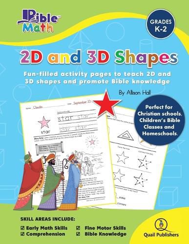 Cover image for Bible Math 2D and 3D Shapes