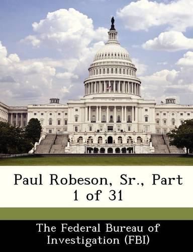 Cover image for Paul Robeson, Sr., Part 1 of 31