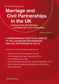 Cover image for Marriage And Civil Partnerships In The UK: Includes Same-Sex Marriage and Mixed-Sex Civil Partnerships