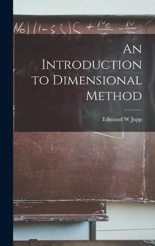 Cover image for An Introduction to Dimensional Method