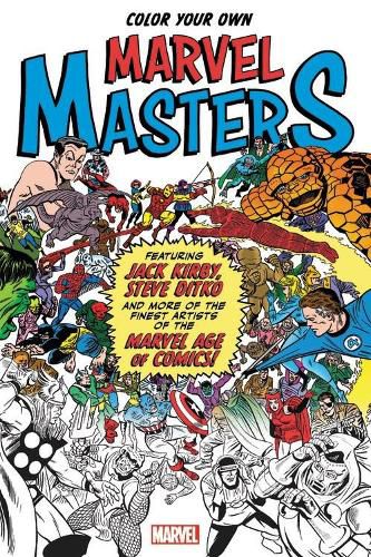 Color Your Own Marvel Masters