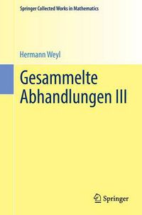 Cover image for Gesammelte Abhandlungen III