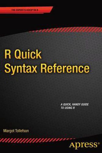 Cover image for R Quick Syntax Reference