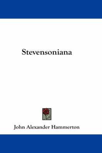 Cover image for Stevensoniana