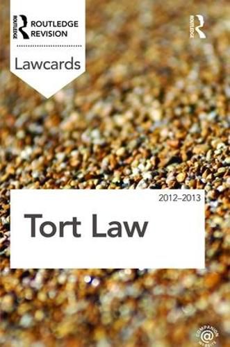 Cover image for Tort Lawcards 2012-2013