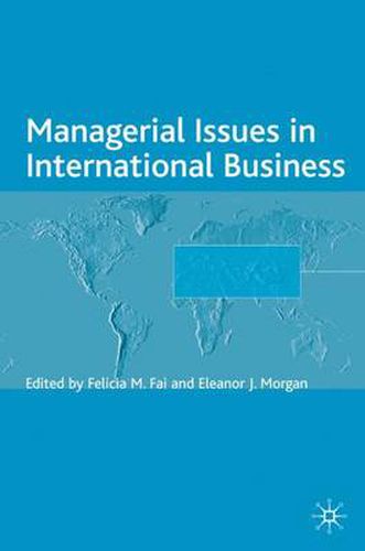 Managerial Issues in International Business