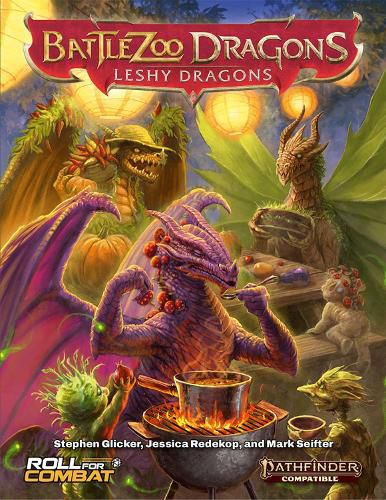 Cover image for Battlezoo Dragons: Leshy Dragons (Pathfinder 2e)
