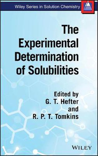 Cover image for The Experimental Determination of Solubilities