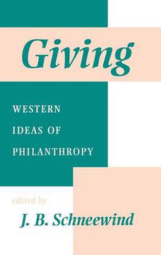 Cover image for Giving: Western Ideas of Philanthropy