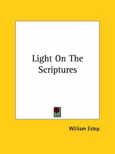 Cover image for Light on the Scriptures