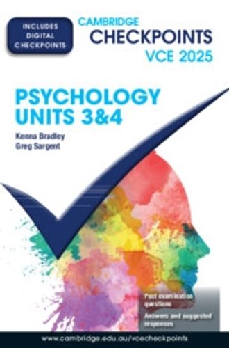 Cambridge Checkpoints VCE Psychology Units 3&4 2025