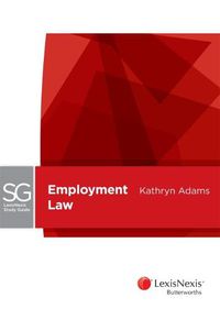 Cover image for Lexisnexis Study Guide Employment Law