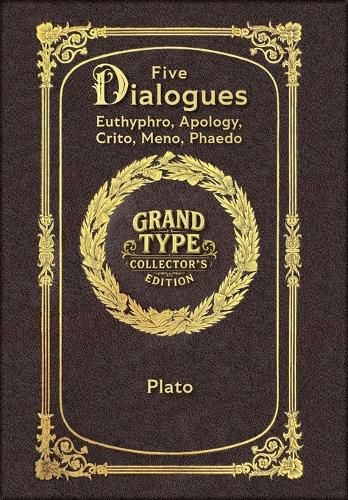 Cover image for Large Print - Five Dialogues - Grand Type Collector's Edition - Matte Hardcover with Dust Jacket