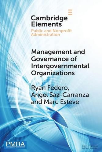 Cover image for Management and Governance of Intergovernmental Organizations