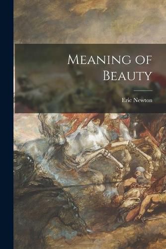 Cover image for Meaning of Beauty