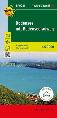 Cover image for Lake Constance with Lake Constance cycle path, adventure guide 1:200,000, freytag & berndt, EF 0021