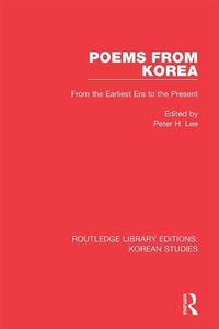 Cover image for Poems from Korea: From the Earliest Era to the Present