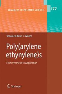 Cover image for Poly(arylene ethynylene)s: From Synthesis to Application