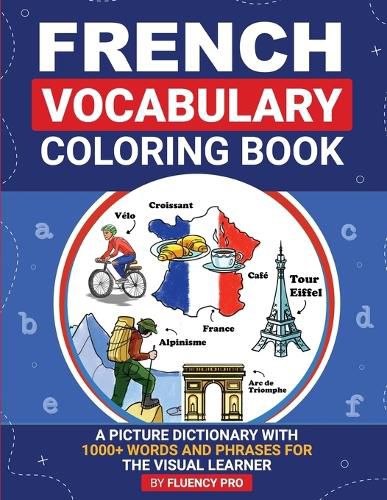 Cover image for French Vocabulary Coloring Book