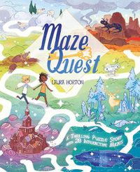 Cover image for Maze Quest: A Thrilling Puzzle Story with 28 Interactive Mazes