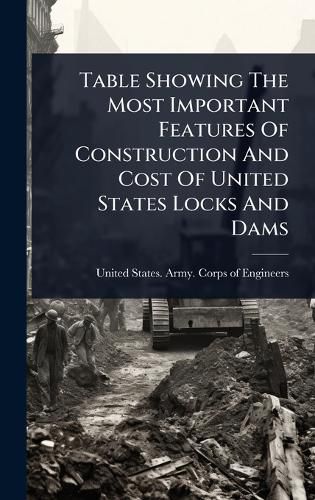 Cover image for Table Showing The Most Important Features Of Construction And Cost Of United States Locks And Dams