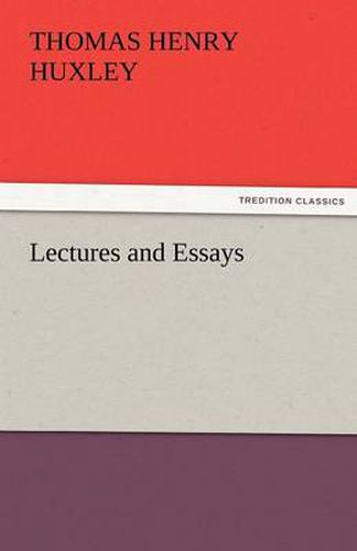 Cover image for Lectures and Essays