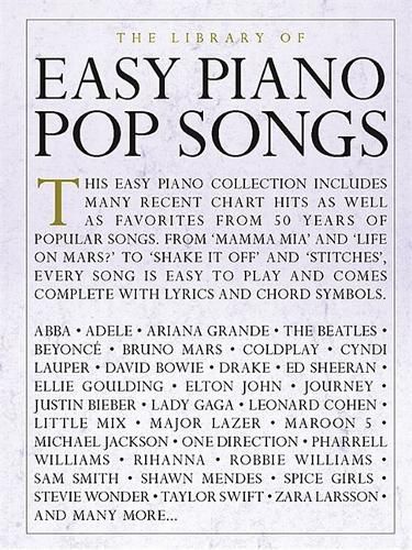 Cover image for The Library Of Easy Piano Pop Songs