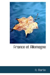 Cover image for France Et Allemagne