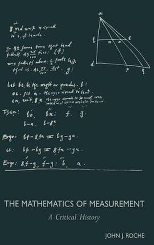 Cover image for THE MATHEMATICS OF MEASUREMENT