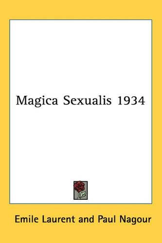 Cover image for Magica Sexualis 1934