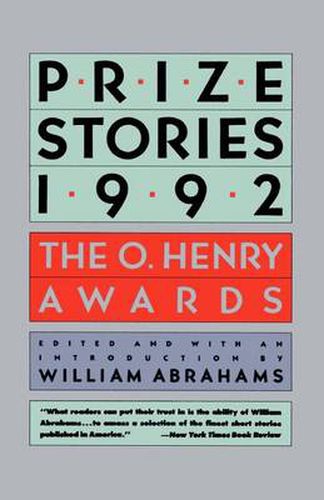 Cover image for Prize Stories 1992: The O. Henry Awards