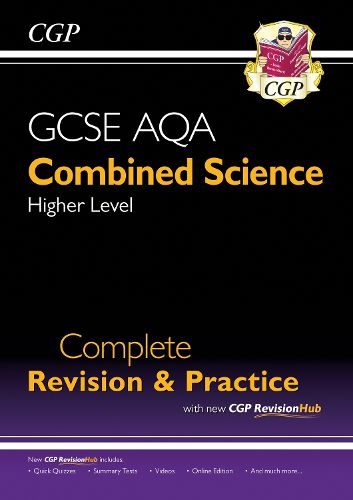 Cover image for New GCSE Combined Science AQA Higher Complete Revision & Practice w/ Online Ed, Videos & Quizzes