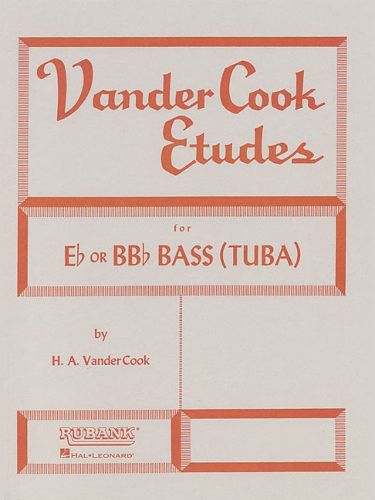 Cover image for Vandercook Etudes for Bass/Tuba (B.C.)