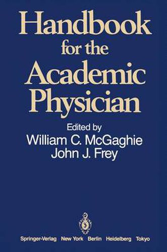 Cover image for Handbook for the Academic Physician