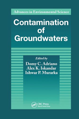 Cover image for Contamination of Groundwaters: Advances in Environmental Science