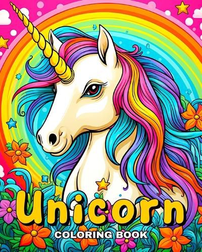 Cover image for Unicorn Coloring Book