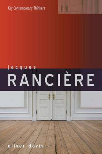 Cover image for Jacques Ranciere