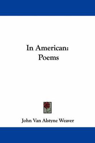 Cover image for In American: Poems