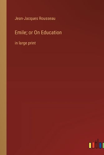 Cover image for Emile; or On Education