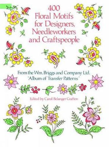 Cover image for 400 Floral Motifs for Designers, Needleworkers and Craftspeople