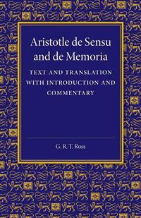 Cover image for De sensu and De memoria: Text and Translation with Introduction and Commentary