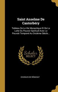 Cover image for Saint Anselme De Cantorbery