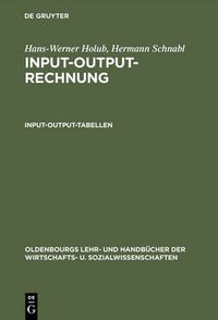 Cover image for Input-Output-Rechnung: Input-Output-Tabellen: Einfuhrung