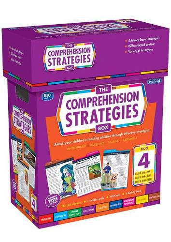 Cover image for The Comprehension Strategies Box 4: Unlock your children's reading abilities through effective strategies.