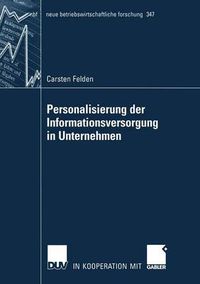 Cover image for Personalisierung Der Informationsversorgung in Unternehmen